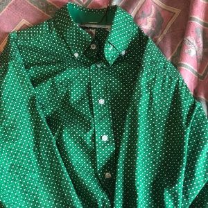 Cinch western shirt, size small